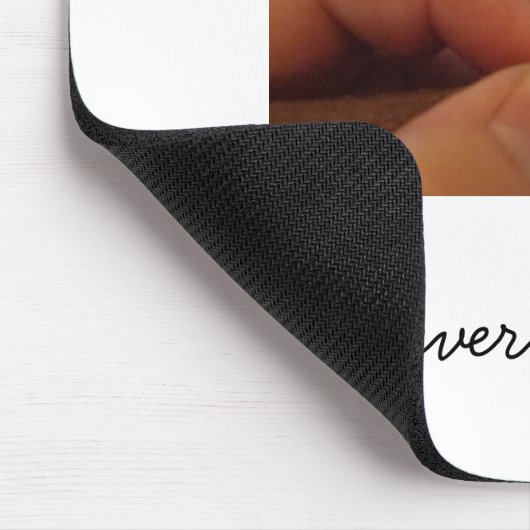 Schrijf elke dag Mousepad, wit Muismat (Hoek)