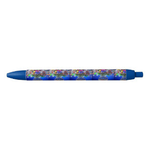 Schrijf- en tekengerei Een bloemmotief Zwarte Inkt Pen