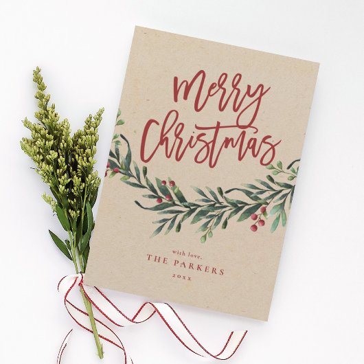 Schrijf feestelijke kerstvakantie in kaart