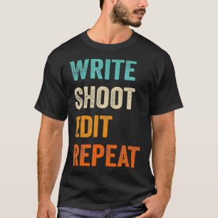 Schrijf Geschikt voor Herhaling bewerken voor film T-shirt