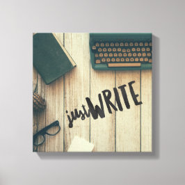 Schrijf gewoon 12 x 12 inch, 1,5 inch, Single Canv Canvas Afdruk