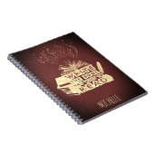 Schrijf het boek dat je wilt lezen maroon rood notitieboek (Rechterzijde)