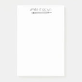 SCHRIJF HET NA-IT NOTA'S POST-IT® NOTES (Voorkant)