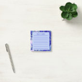 Schrijf het neer | Blauw Abstract kunstlicht Post-it® Notes (Kantoor)