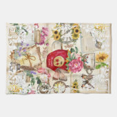 Schrijf iedereen op de antiek illustraties theedoek (Horizontaal)