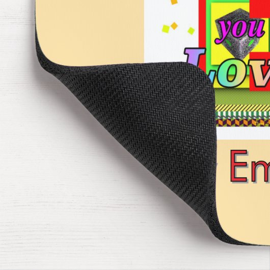 Schrijf iedereen per e-mail muismat (Hoek)