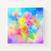 Schrijf in bloei: aanpasbaar vierkant dagboek notitieboek (Achterkant)