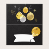 Schrijf in stijl 50e Jubileum plaats kaarten (Buitenkant ongevouwen)