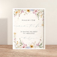 Schrijf je adres Baby shower Adres de envelop