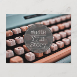 Schrijf je artikel briefkaart