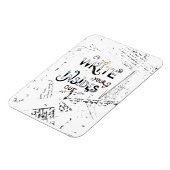 Schrijf je binnen uit! Motivatie schrijver motto Magneet (Linkerzijde)