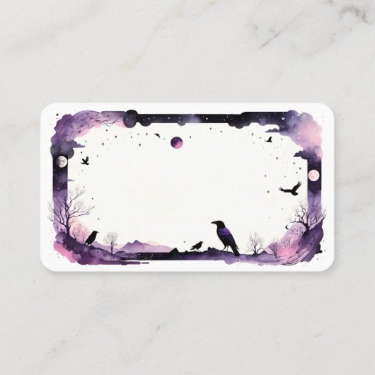 Schrijf je eigen Oracle-Kaarten Visitekaartje (Achterkant)