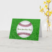 Schrijf je eigen tekst kaart (Gele Bloem)