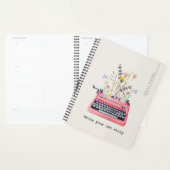 Schrijf je eigen verhaal, Beige Weekly Diary Planner (Display)