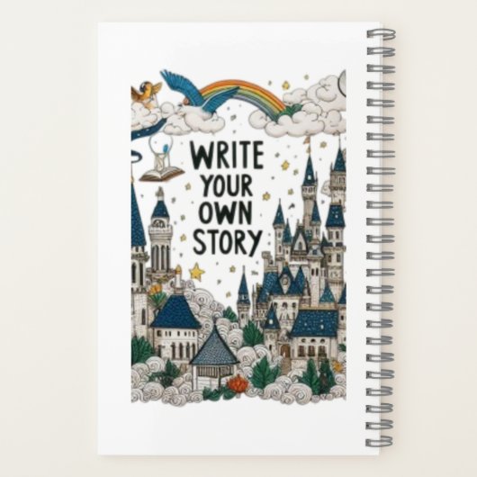 Schrijf je eigen verhaal notitieboek (Achterkant)