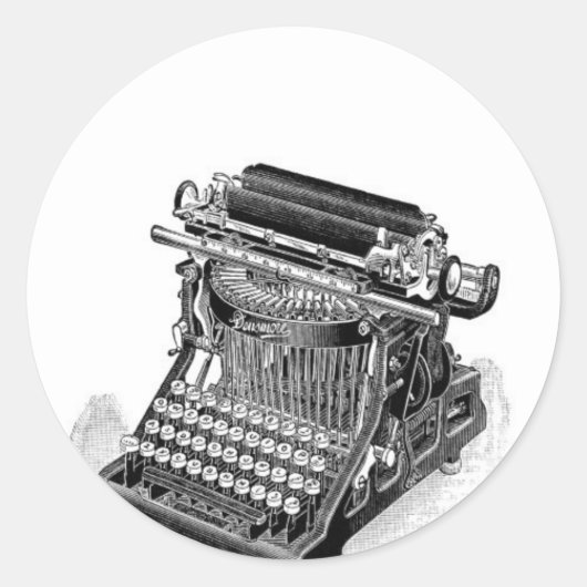 Schrijf je eigen verhaal ronde sticker (Voorkant)