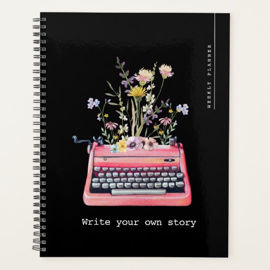 Schrijf je eigen verhaal, Weekly Diary Planner (Voorkant)