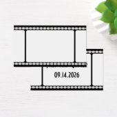 Schrijf je favoriete film! Wedding Guest Idee Visitekaartje (Bureau)