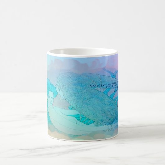 Schrijf je geheimen in het zand koffiemok (Center)