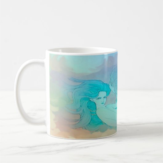 Schrijf je geheimen in het zand koffiemok (Links)