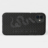 Schrijf je in of Die iPhone Case (Achterkant (horizontaal))