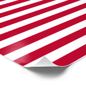 Schrijf je in om te stemmen Rood Wit en Blauw Gest Perfect Poster (Hoek)