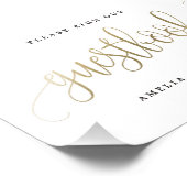 Schrijf je in voor je formaat Faux Gold Foto Afdruk (Hoek)