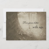 Schrijf je naam op het Trouwkaartje met boom Kaart (Achterkant)