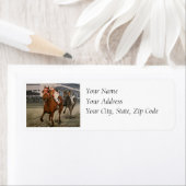 Schrijf je retouradres op? Geen sprake van! wedstr Etiket (Insitu)