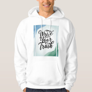 Schrijf je waarheid 2 hoodie