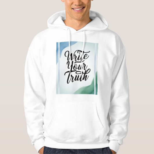 Schrijf je waarheid 2 hoodie (Voorkant)