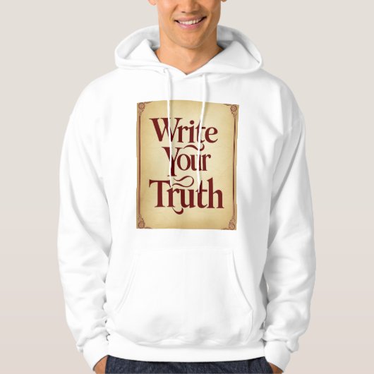 Schrijf je Waarheid 3 Hoodie (Voorkant)
