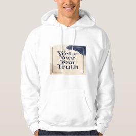 Schrijf je waarheid hoodie