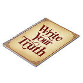 Schrijf je waarheid notitieboek (Linkerzijde)