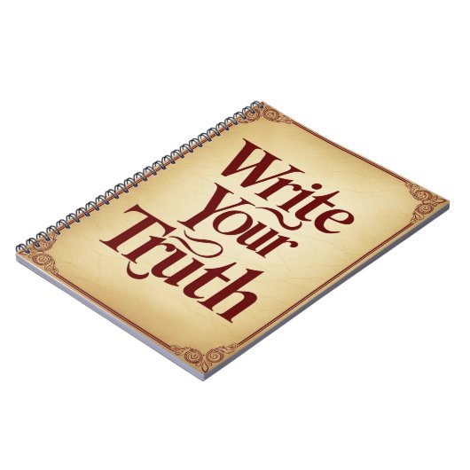 Schrijf je waarheid notitieboek (Linkerzijde)