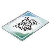 Schrijf je waarheid notitieboek (Linkerzijde)