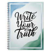 Schrijf je waarheid notitieboek (Voorkant)