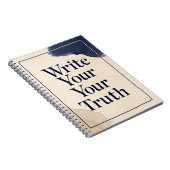 Schrijf je Waarheid optie 1 Notitieboek (Rechterzijde)