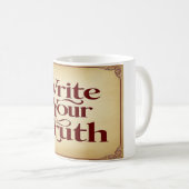 Schrijf je Waarheid optie 3 Koffiemok (Voorkant rechts)