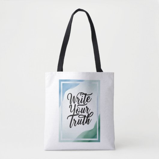 Schrijf je Waarheid optie 3 Tote Bag (Voorkant)