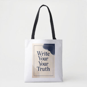 Schrijf je Waarheid optie 3 Tote Bag