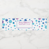 Schrijf Jouw naam Blue, roze pols labels Waterfles Etiket (Enkel label)