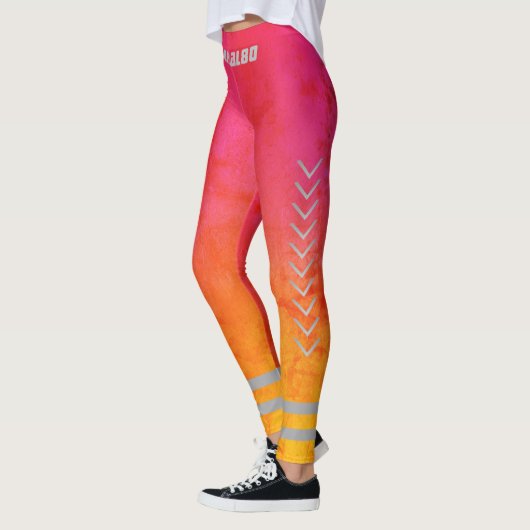 Schrijf jouw tekst l Professionele prestatie worko Leggings (Links)