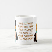 Schrijf jouw tekst  waterverf cartoon Prince Magische Mok (Center)