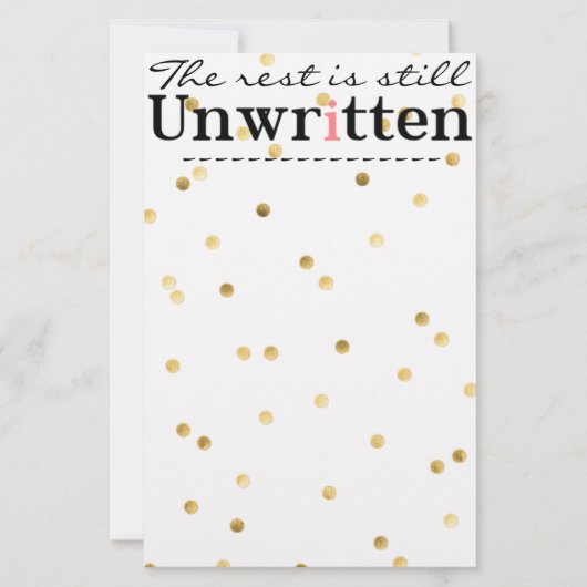 Schrijf me artikelen briefpapier (Voorkant)