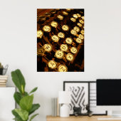 Schrijf me - Letter-toetsen Poster (Thuiskantoor)