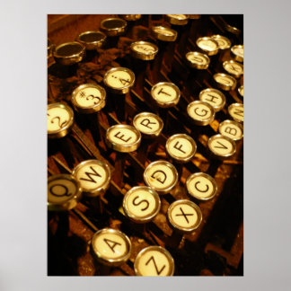 Schrijf me - Letter-toetsen Poster