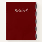 Schrijf met Onderscheid: Branded 8.5"x 11" Notitieboek (Achterkant)