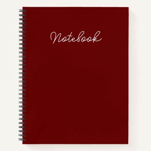 Schrijf met Onderscheid: Branded 8.5"x 11" Notitieboek (Voorkant)