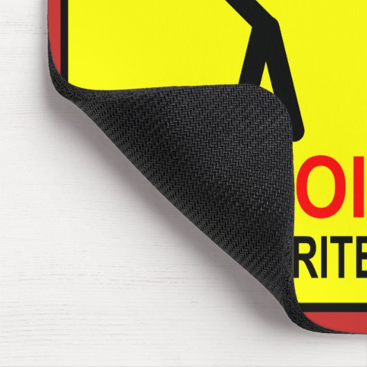 Schrijf mijn code niet over muismat (Hoek)